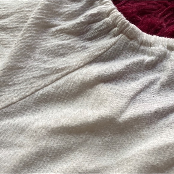 Boho cream scoop neck top - Picture 11 of 14